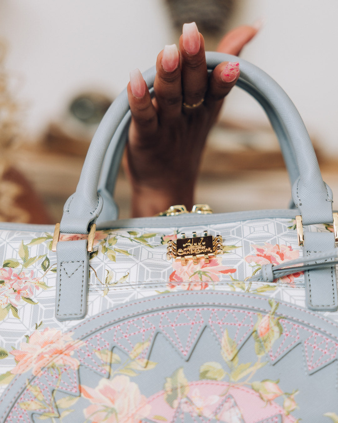 AI AFRICAN INTELLIGENCE ELEGANT ENERGY MINI DUFFLE - SANDFLOWER COLLAB - Image 2
