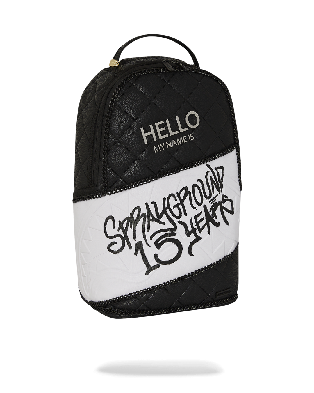 HELLO MY NAME IS 15 YEARS QUILTED BACKPACK SUPER RARE - Image 3