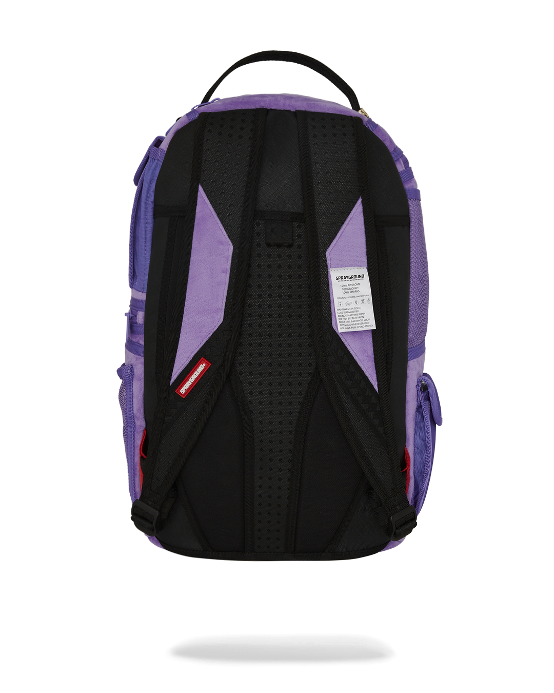 NOOO WAY A REVERSIBLE BACKPACK - PURPLE VELOUR TO OG SHARKS IN PARIS BACKPACK - Image 9