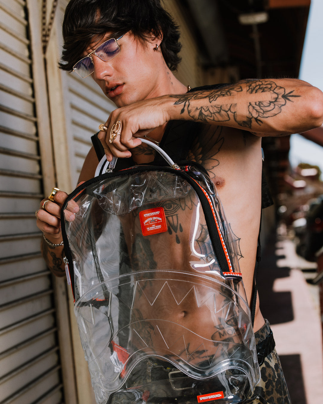 100 CLEAR BACKPACK SHARK - Image 10