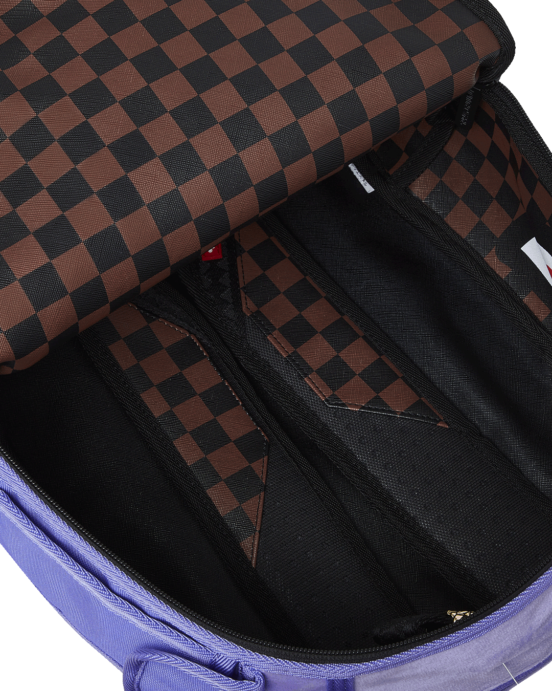 NOOO WAY A REVERSIBLE BACKPACK - PURPLE VELOUR TO OG SHARKS IN PARIS BACKPACK - Image 15