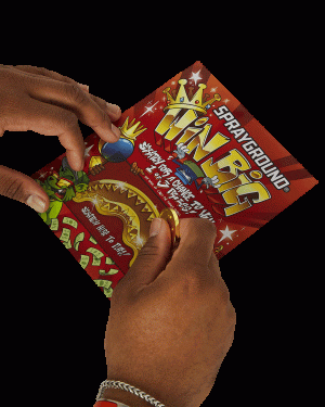 SPRAYGROUND SCRATCH OFF PLAYING CARD - WIN A BACKPACK MONEYBEAR OR LUGGAGE