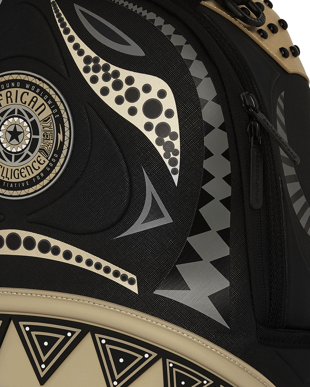 AI AFRICAN INTELLIGENCE SHARKS OF THE GOLD OCEAN BACKPACK - SANDFLOWER COLLAB - Image 8