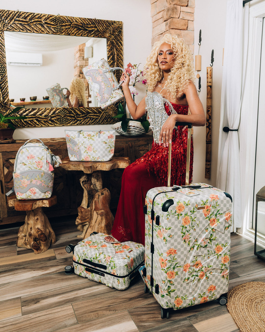 AI AFRICAN INTELLIGENCE ELEGANT ENERGY MINI DUFFLE - SANDFLOWER COLLAB - Image 6