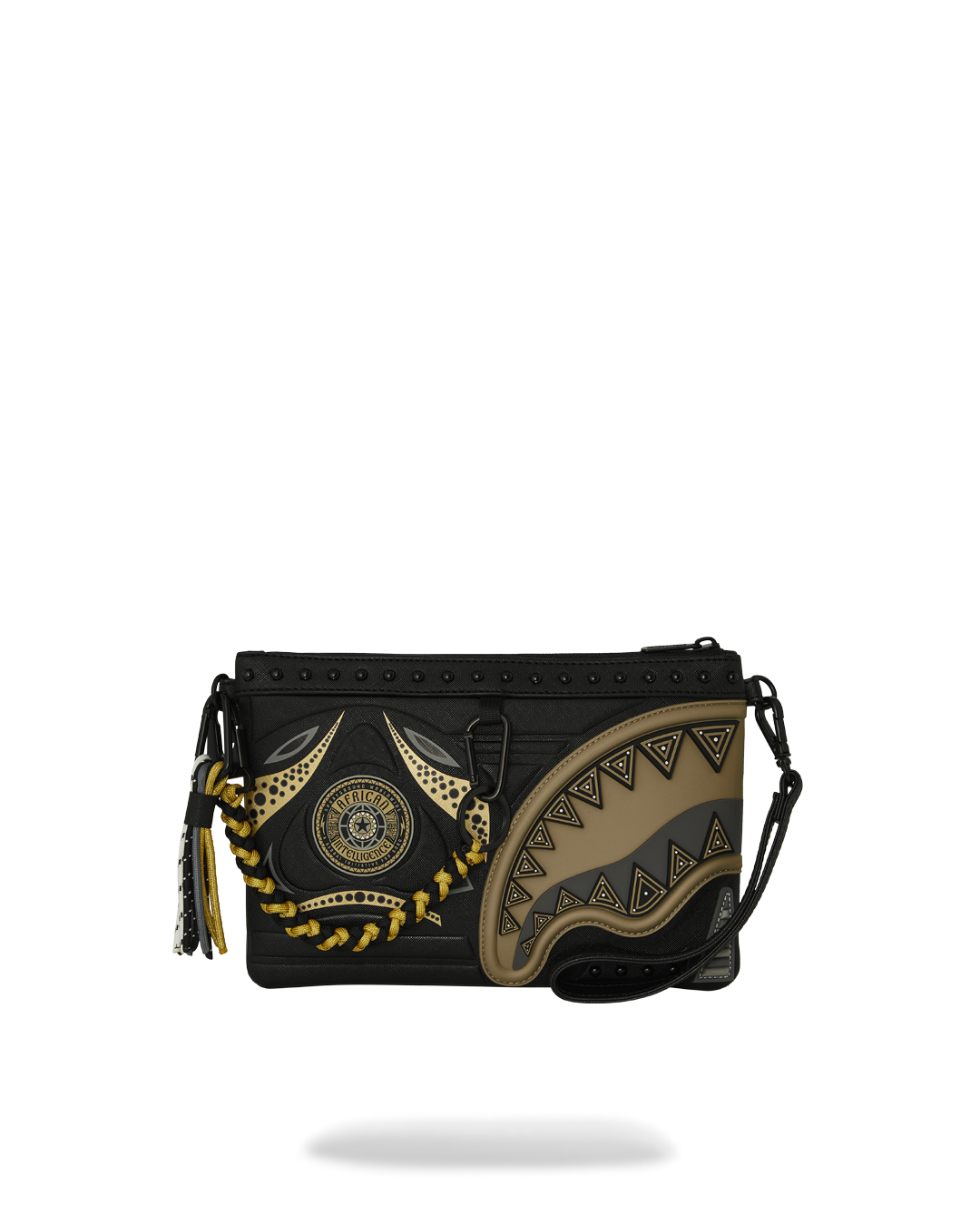 AI AFRICAN INTELLIGENCE SHARKS OF THE GOLD OCEAN CROSSOVER CLUTCH - SANDFLOWER COLLAB - Image 5
