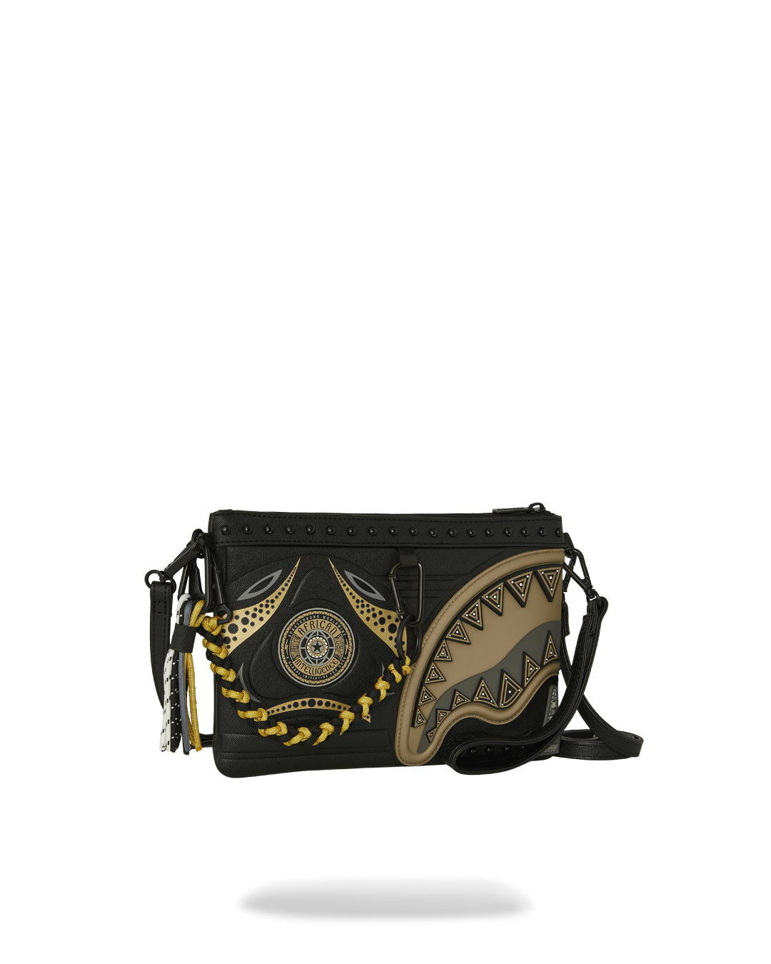 AI AFRICAN INTELLIGENCE SHARKS OF THE GOLD OCEAN CROSSOVER CLUTCH - SANDFLOWER COLLAB - Image 3
