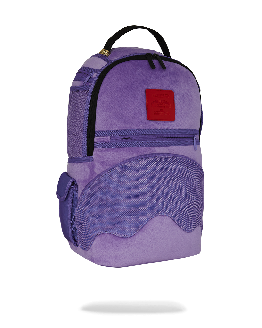 NOOO WAY A REVERSIBLE BACKPACK - PURPLE VELOUR TO OG SHARKS IN PARIS BACKPACK - Image 5