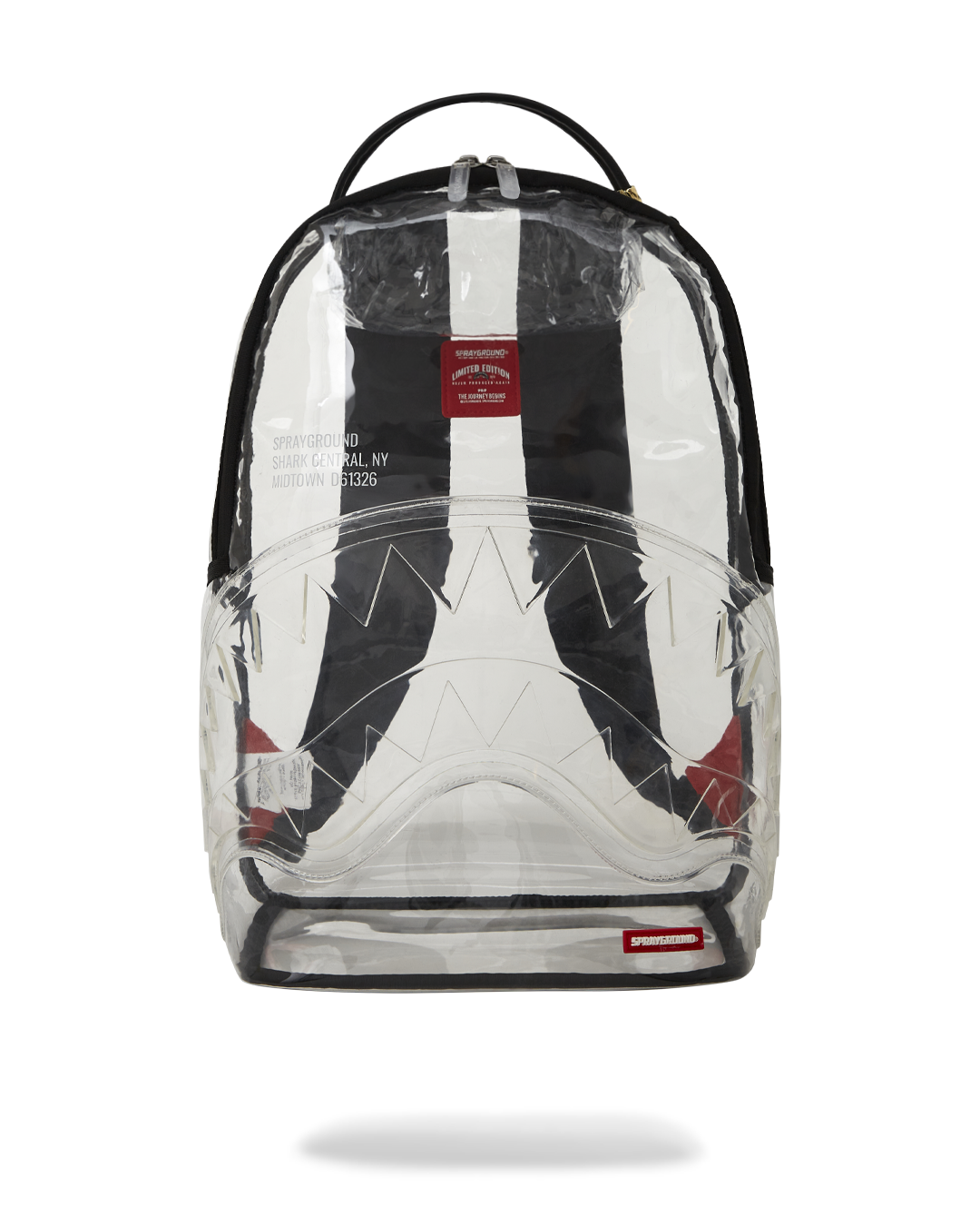 100 CLEAR BACKPACK - SHARK CENTRAL