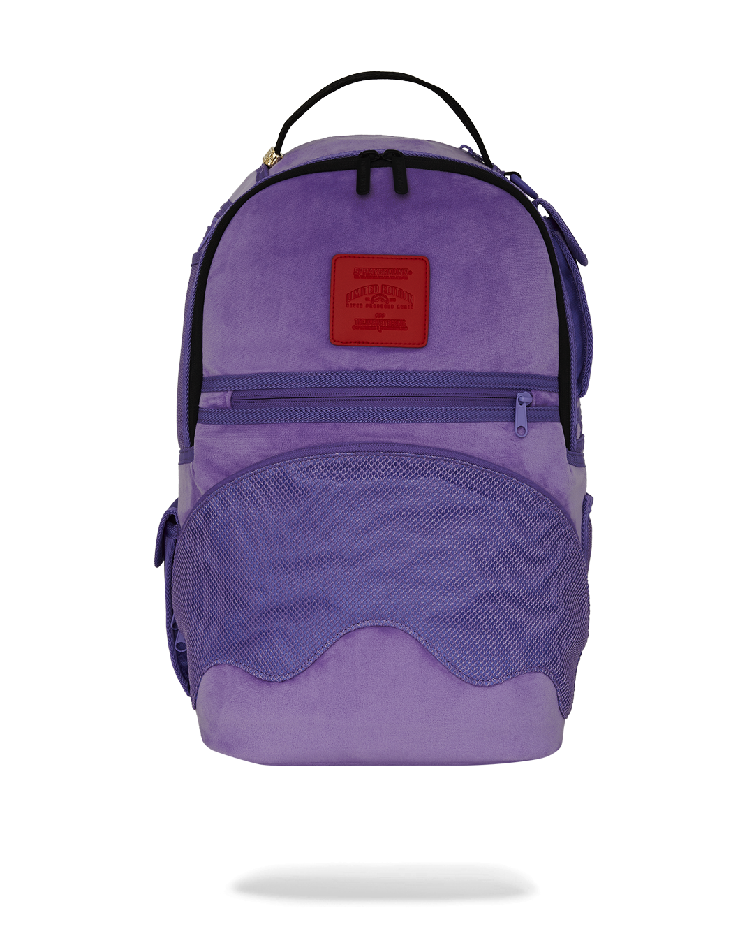 NOOO WAY A REVERSIBLE BACKPACK - PURPLE VELOUR TO OG SHARKS IN PARIS BACKPACK - Image 3